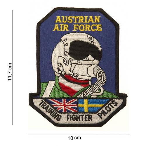 Nášivka textilná 101 Inc Austrian Airforce Training Fighter Pilot - farebná