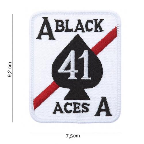 Nášivka textilná 101 Inc Black Aces 41 - farebná