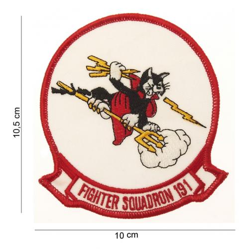 Nášivka textilná 101 Inc Fighter Squadron 191 - farebná