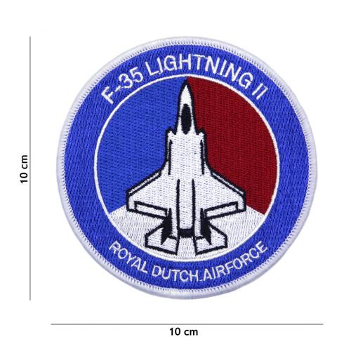 Nášivka textilní 101 Inc F-35 Lightning II Royale Dutch Airforce - barevná