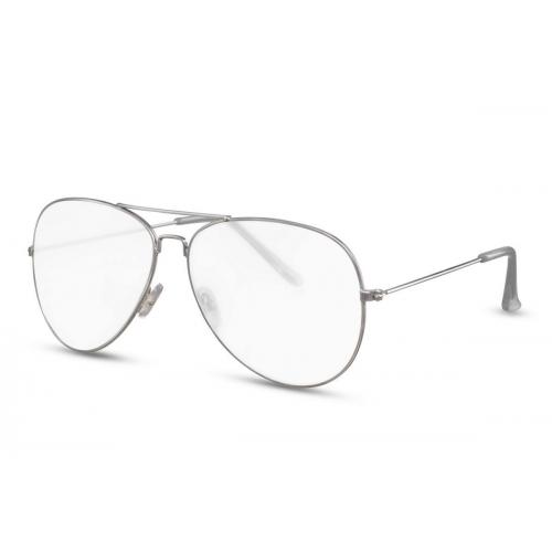Sluneční brýle Solo Aviator C - stříbrné