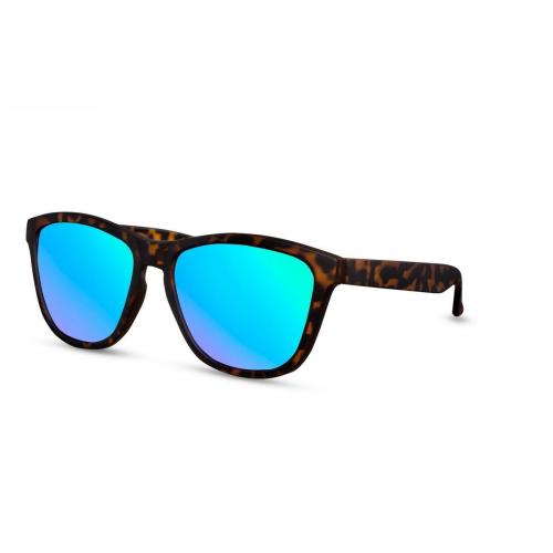 Slnečné okuliare Solo Wayfarer - hnedé-modré