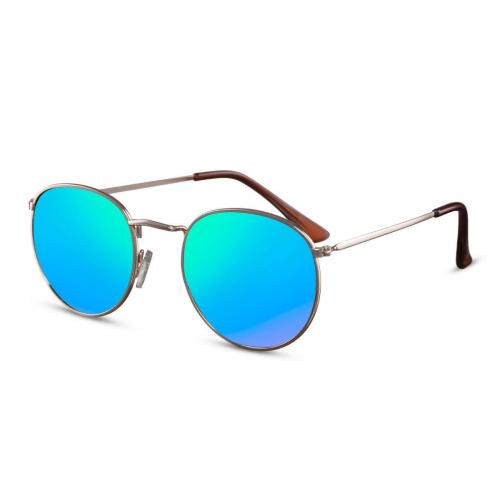 Slnečné okuliare Solo Lenonky - zlaté-modré