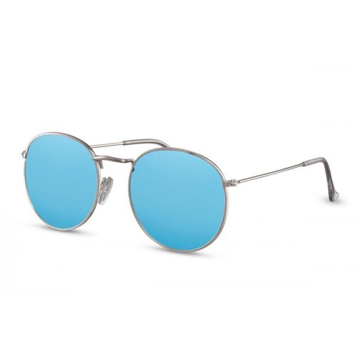 Slnečné okuliare Solo Lenonky - strieborné-modré