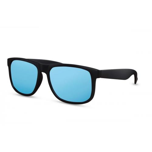 Slnečné okuliare Solo Wayfarer Matty - čierne-modré