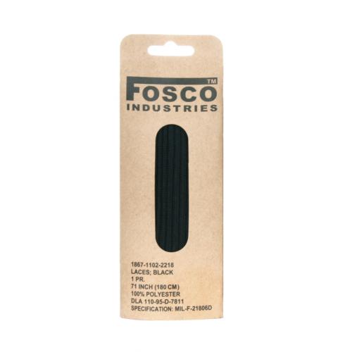 Tkaničky Fosco 180 cm - černé