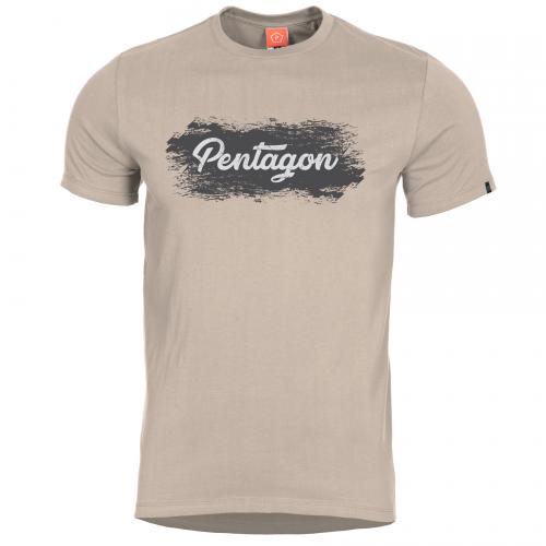 Tričko Pentagon Grunge - béžové