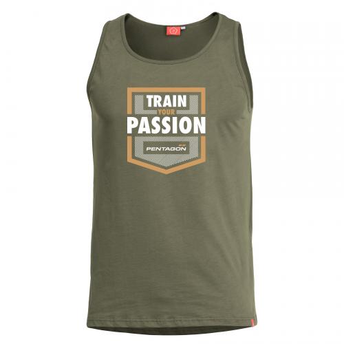 Tielko Pentagon Train Your Passion - olivové