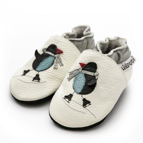 Kožené topánočky Liliputi Soft Soled Polar Penguin