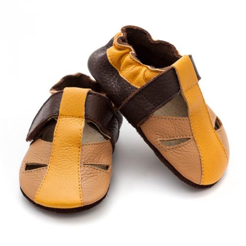 Kožené sandálky Liliputi Soft Sandals Sand