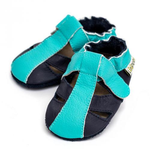 Kožené sandálky Liliputi Soft Sandals Ocean Breeze