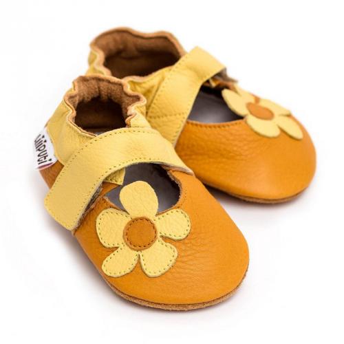 Kožené sandálky Liliputi Soft Sandals Sunflower