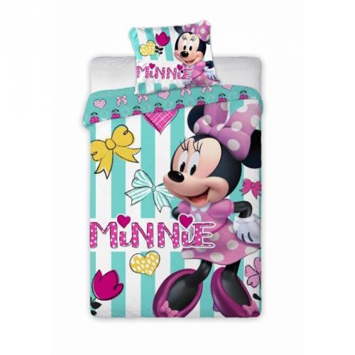 Detské obliečky Minnie Mouse 100x135 cm Happy