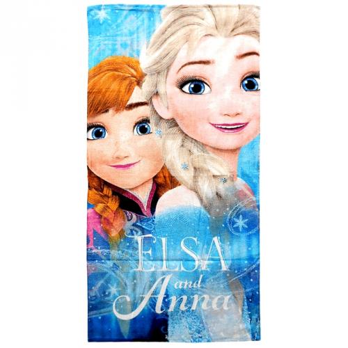 Osuška Ledové království 70x140 cm Elsa a Anna