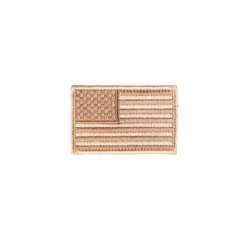 Textilní nášivka Mil-Tec vlajka USA 4x6 cm 2 ks - desert