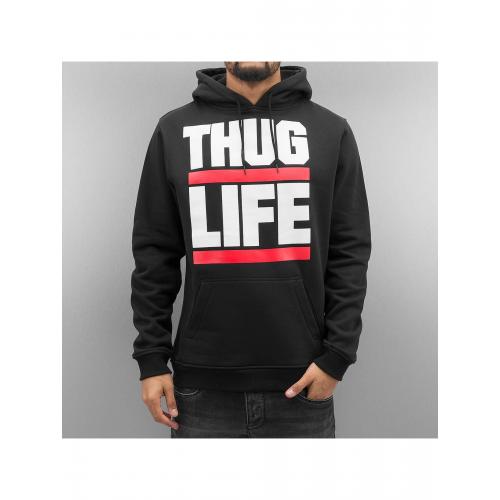 Mikina Thug Life Block Logo - čierna