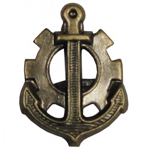 Klopový odznak príslušníka ženijného vojska - bronzový