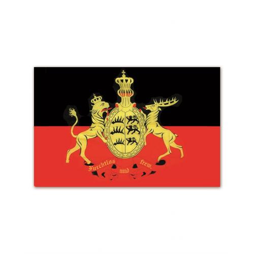 Vlajka Württembersko sa symbolom
