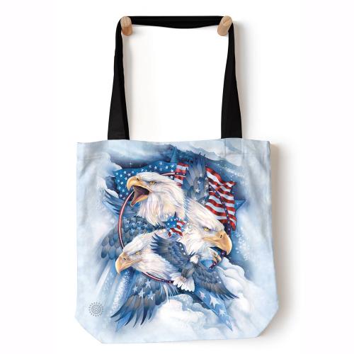 Taška přes rameno The Mountain Blue USA Eagle - modrá