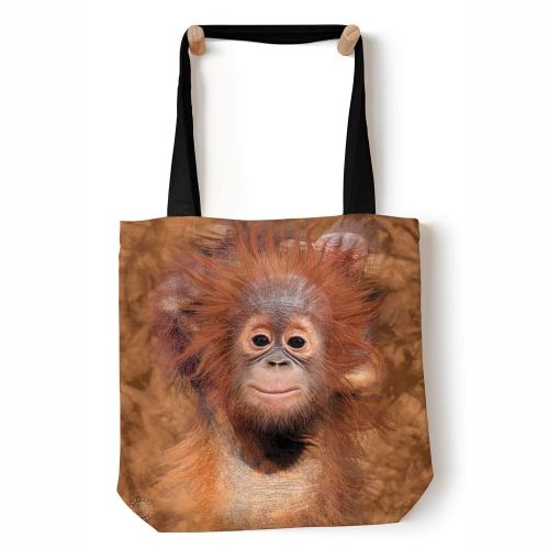 Taška cez rameno The Mountain Orangutan Hang - hnedá