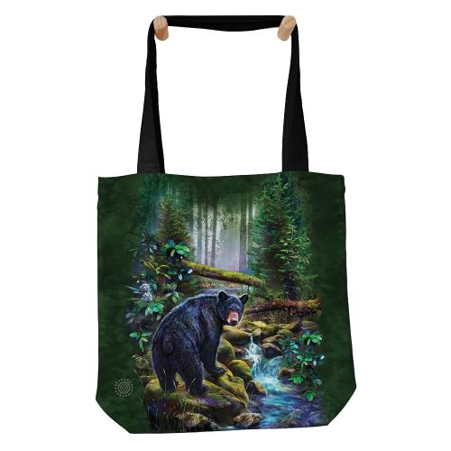 Taška přes rameno The Mountain Black Bear Forest - zelená