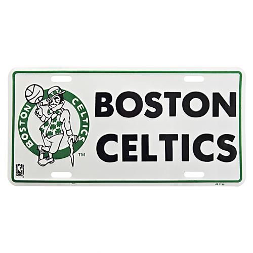 Ceduľa plechová Licence Boston Celtics