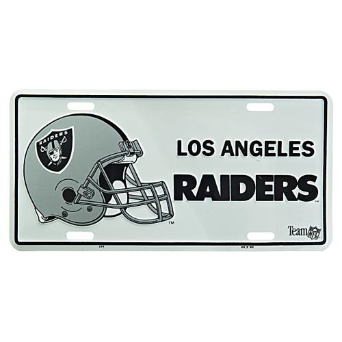 Ceduľa plechová Licence Los Angeles Raiders