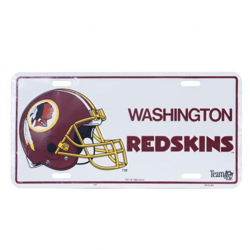 Ceduľa plechová Licence Washington Redskins