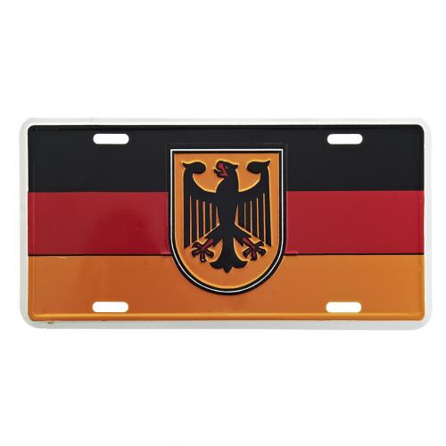 Cedule plechová Licence Germany Flag
