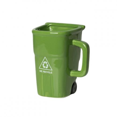 Hrnček pre milovníkov recyklácie - zelený