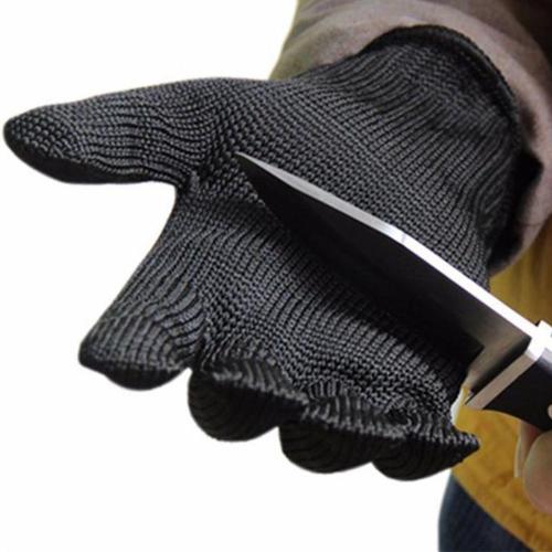 Ochranné rukavice proti pořezání - čierne