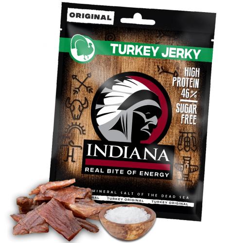 Sušené mäso Indiana Jerky morčacie 25g - min. trvanlivosť do 31.5.2024
