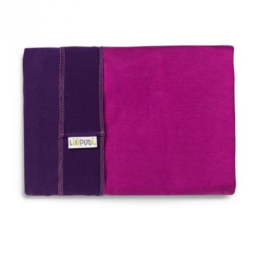 Elastická šatka Liliputi Wrap Duo-Line Purple Fuchsia