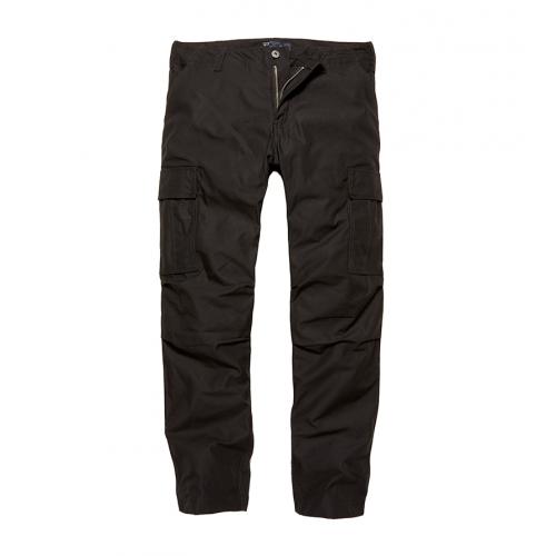 Kalhoty Vintage Industries Owen - černé