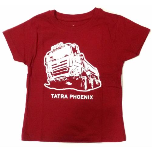 Tričko detské Tatra Phoenix - červené