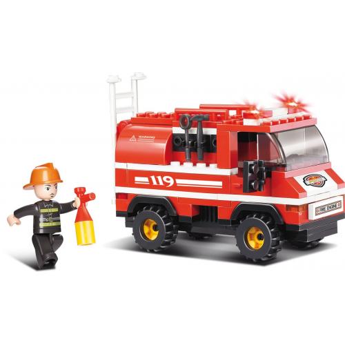 Stavebnice Sluban Fire Malý hasičský voz M38-B0276