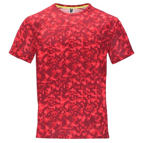 Pánske športové tričko Roly Assen - red-camo