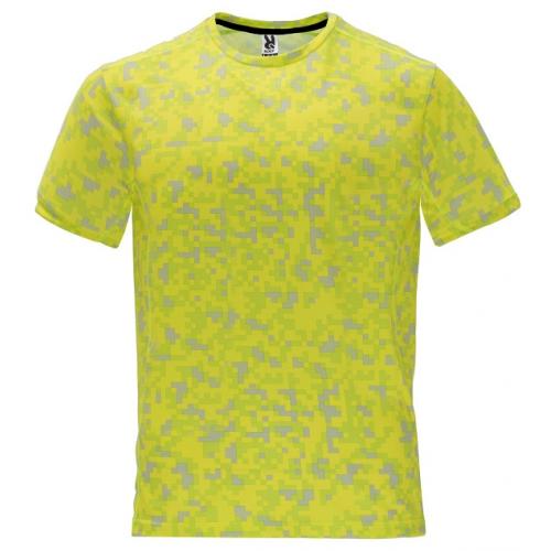 Pánske športové tričko Roly Assen - yellow-camo