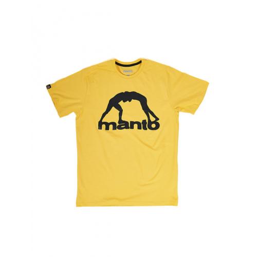 Tričko Manto Logo Vibe - žluté