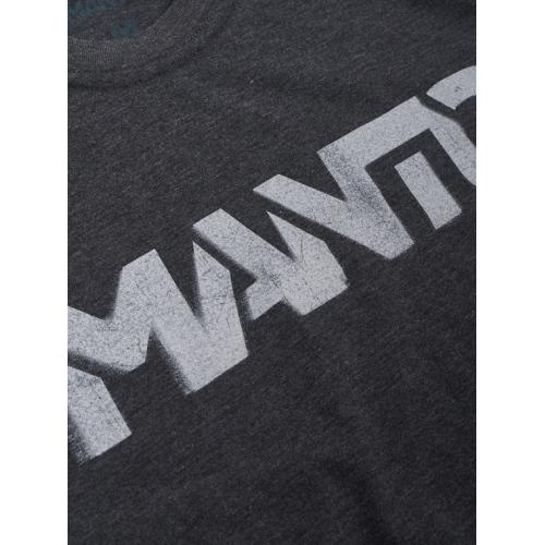 Tričko Manto Stencil - šedé