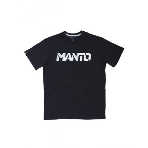 Tričko Manto Stencil - černé