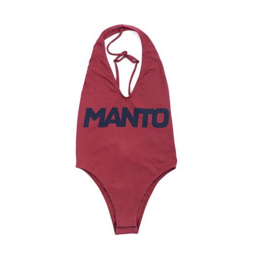 Plavky dámske Manto Logo - červené