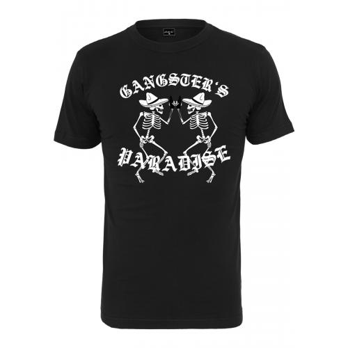 Tričko Mister Tee Gangsters Paradise - čierne