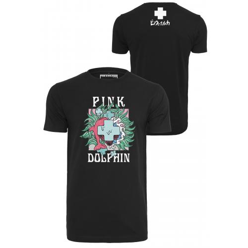 Tričko Pink Dolphin Plumage - čierne