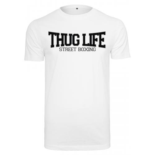 Tričko Thug Life Street Boxing - biele