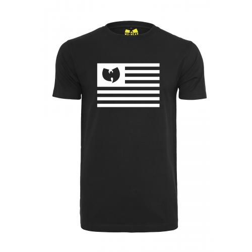 Tričko Wu-Wear Flag - čierne-biele