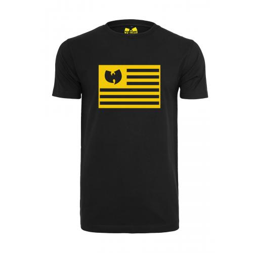 Tričko Wu-Wear Flag - čierne-žlté