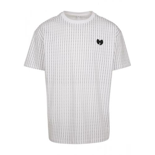 Tričko Wu-Wear Pin Stripe - biele