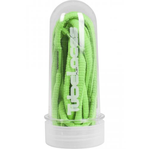 Šnúrky do topánok Tubelaces Rope Pad 130 cm - zelené svietiace