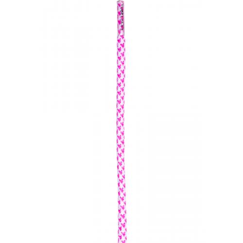 Šnúrky do topánok Tubelaces Rope Multi - biele-ružové